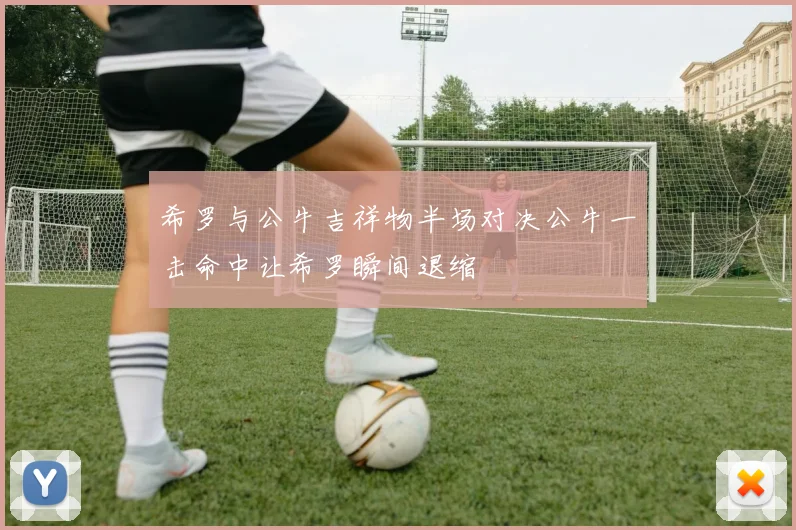 希罗与公牛吉祥物半场对决公牛一击命中让希罗瞬间退缩